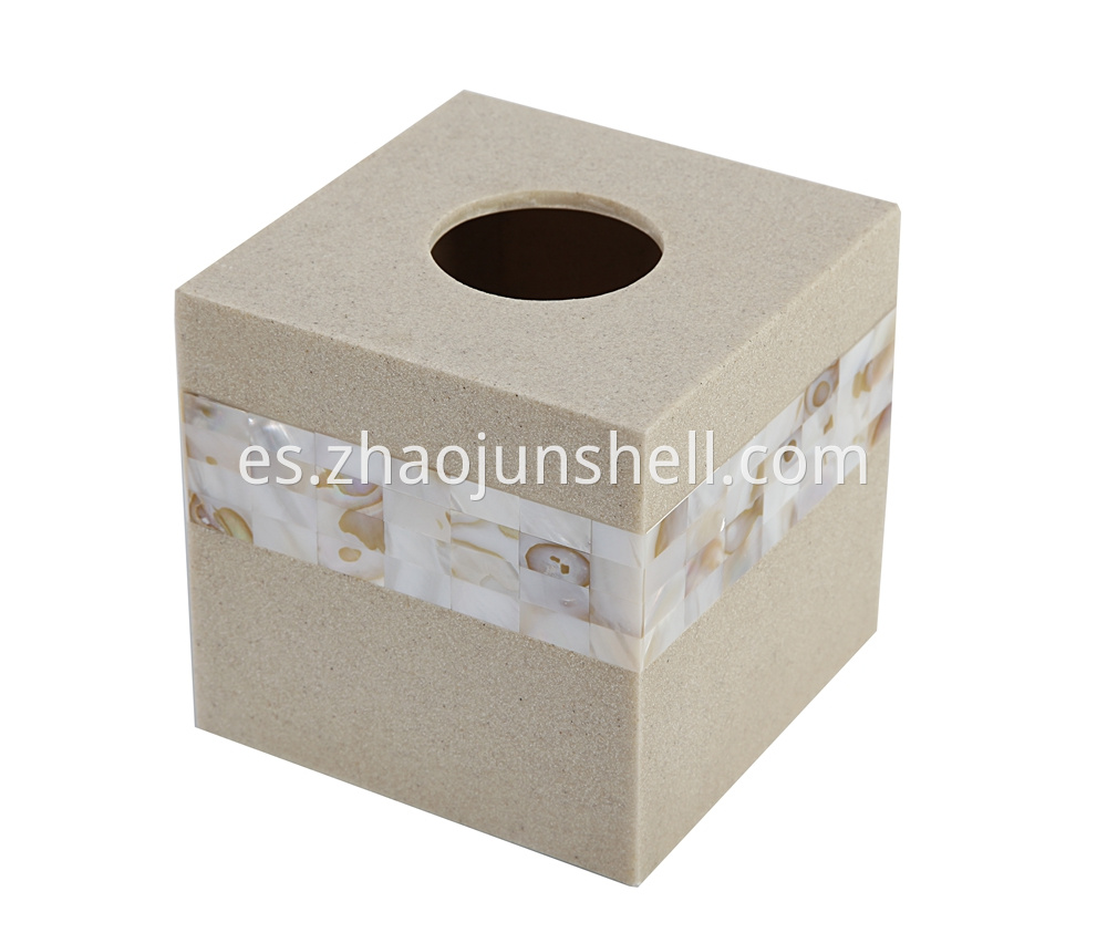 sanstone square tissue box